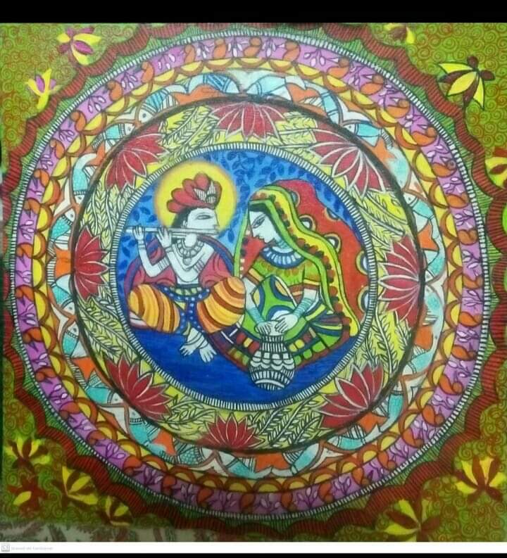 This is krishna radha painting.